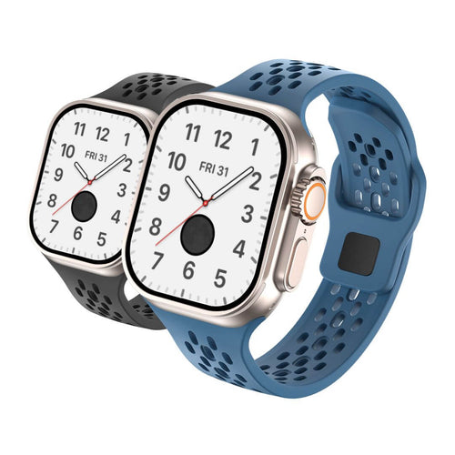 Breathable Silicone Strap For Apple Watch Ultra 2