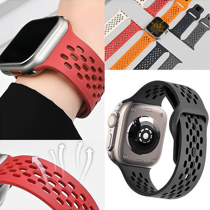 Breathable Silicone Strap For Apple Watch Ultra 2