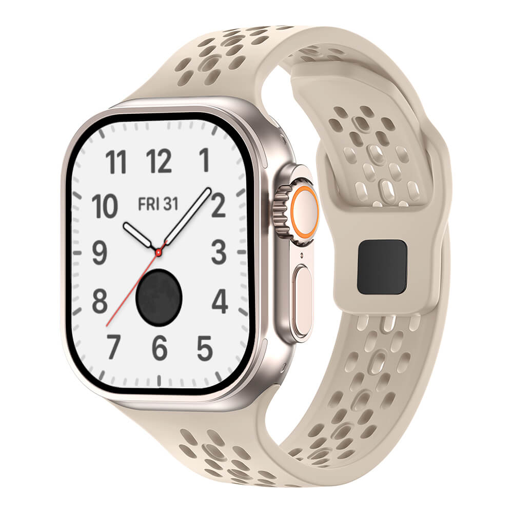 Breathable Silicone Strap For Apple Watch Ultra 2