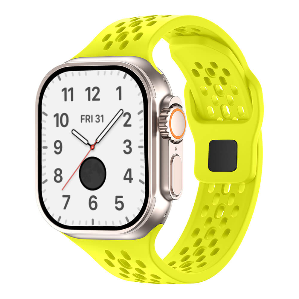 Breathable Silicone Strap For Apple Watch Ultra 2