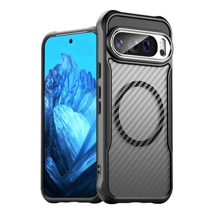 Shockproof Google Pixel 9 Pro Case Carbon Fiber Pattern – Pejayz