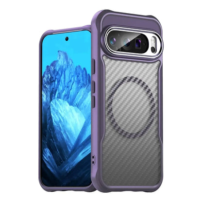Shockproof Google Pixel 9 Pro Case Carbon Fiber Pattern – Pejayz
