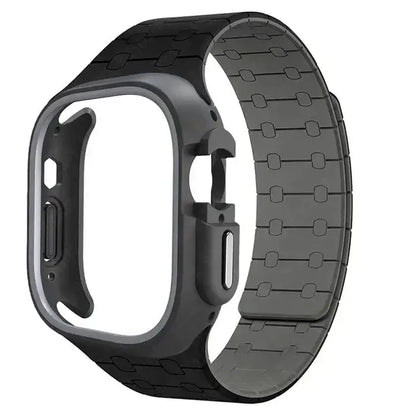 Case With Sporty Magnetic Silicone Strap For Apple Watch Ultra 2