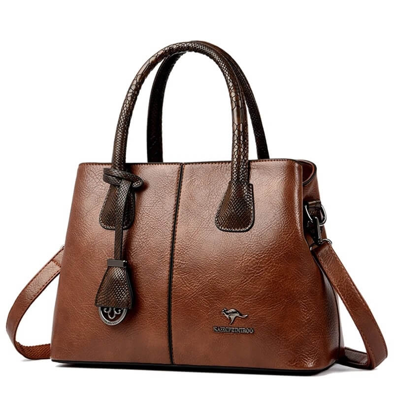 Classic Soft Leather Tote Handbags - Elegant & Spacious​