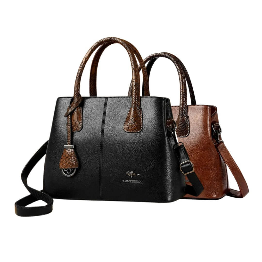 Classic Soft Leather Tote Handbags - Elegant & Spacious​