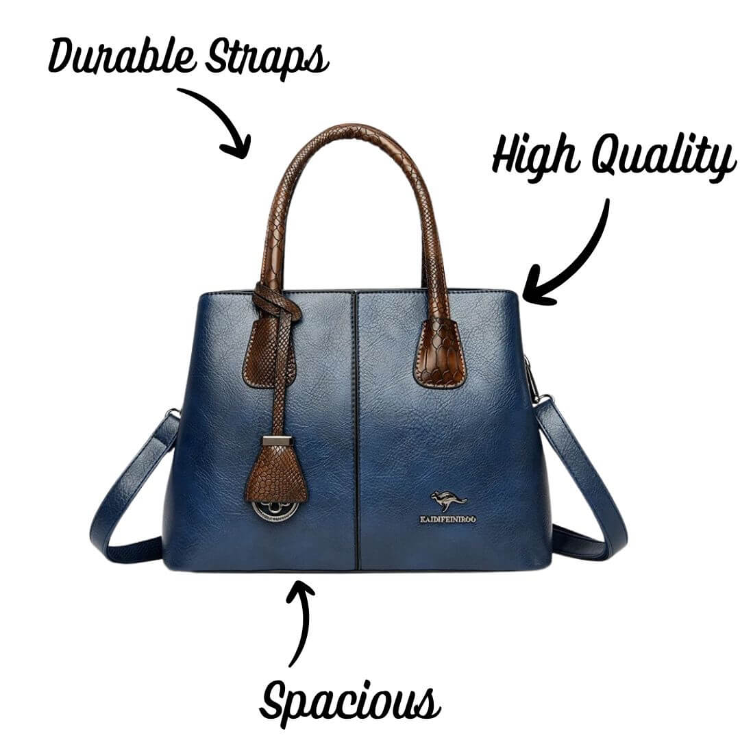 Classic Soft Leather Tote Handbags - Elegant & Spacious​