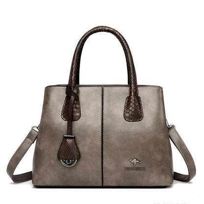 Classic Soft Leather Tote Handbags - Elegant & Spacious​