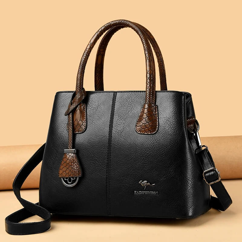 Classic Soft Leather Tote Handbags - Elegant & Spacious​