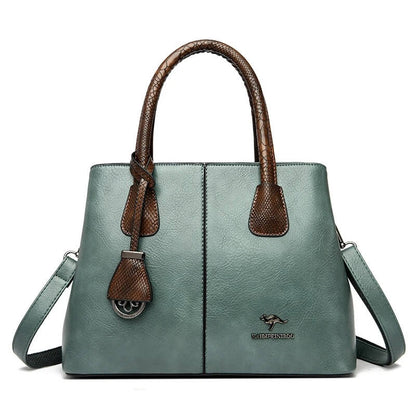 Classic Soft Leather Tote Handbags - Elegant & Spacious​