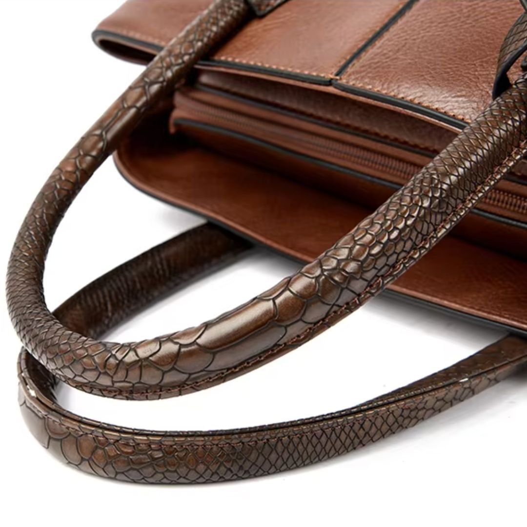 Classic Soft Leather Tote Handbags - Elegant & Spacious​