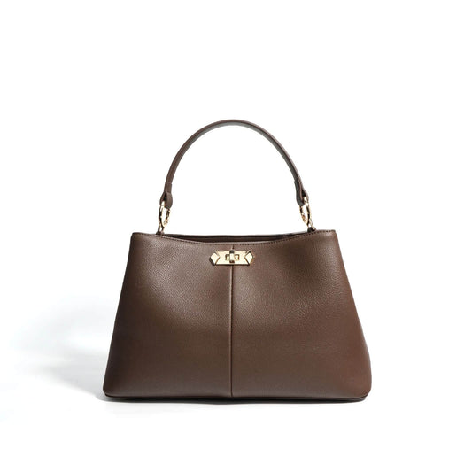 Classic Leather Top Handle Handbag - Pejayz