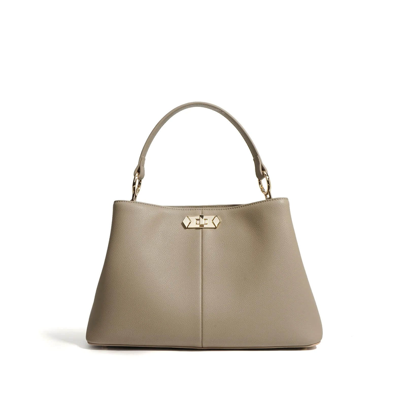 Classic Leather Top Handle Handbag