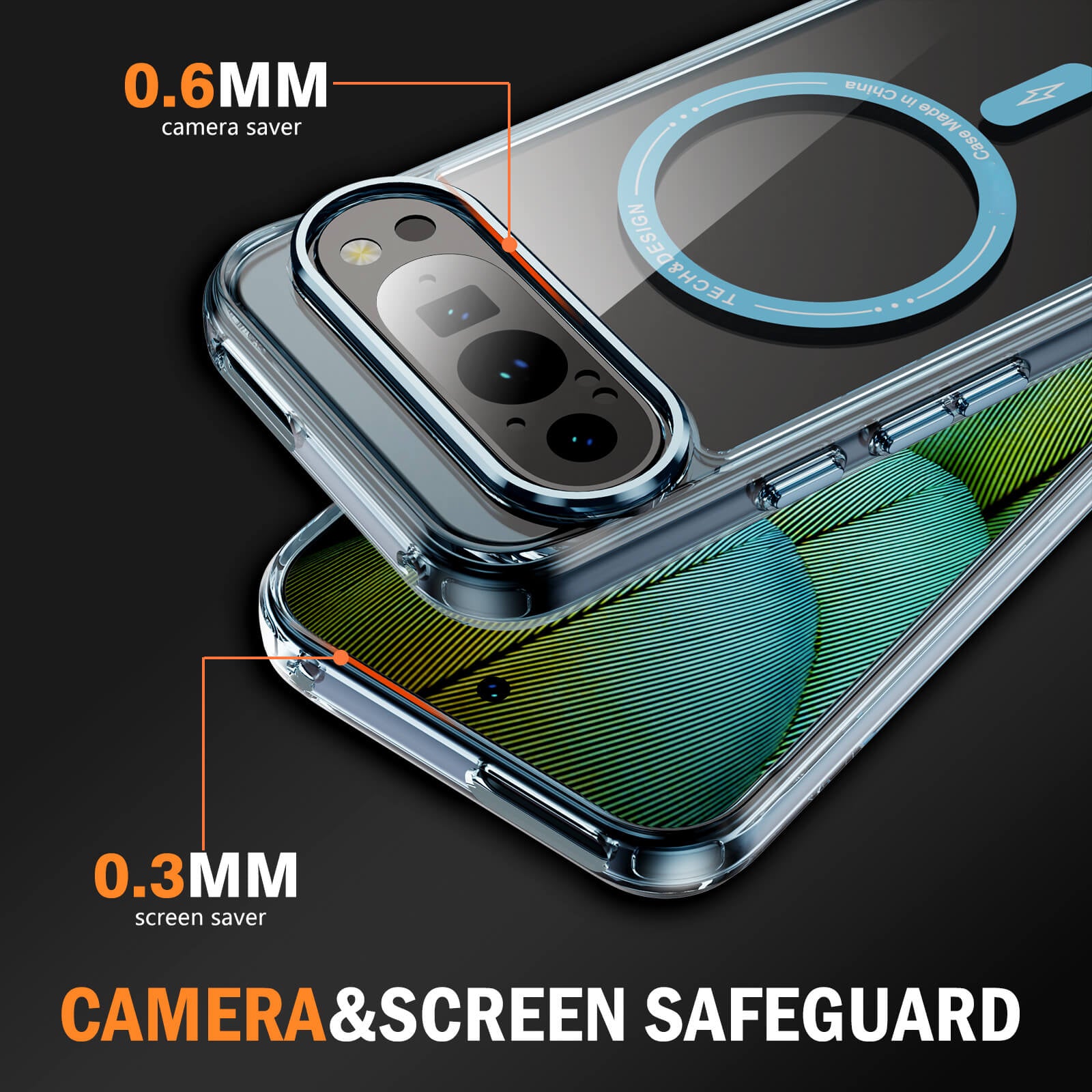 Google Pixel 9 Case Clear Protective with MagSafe – Pejayz