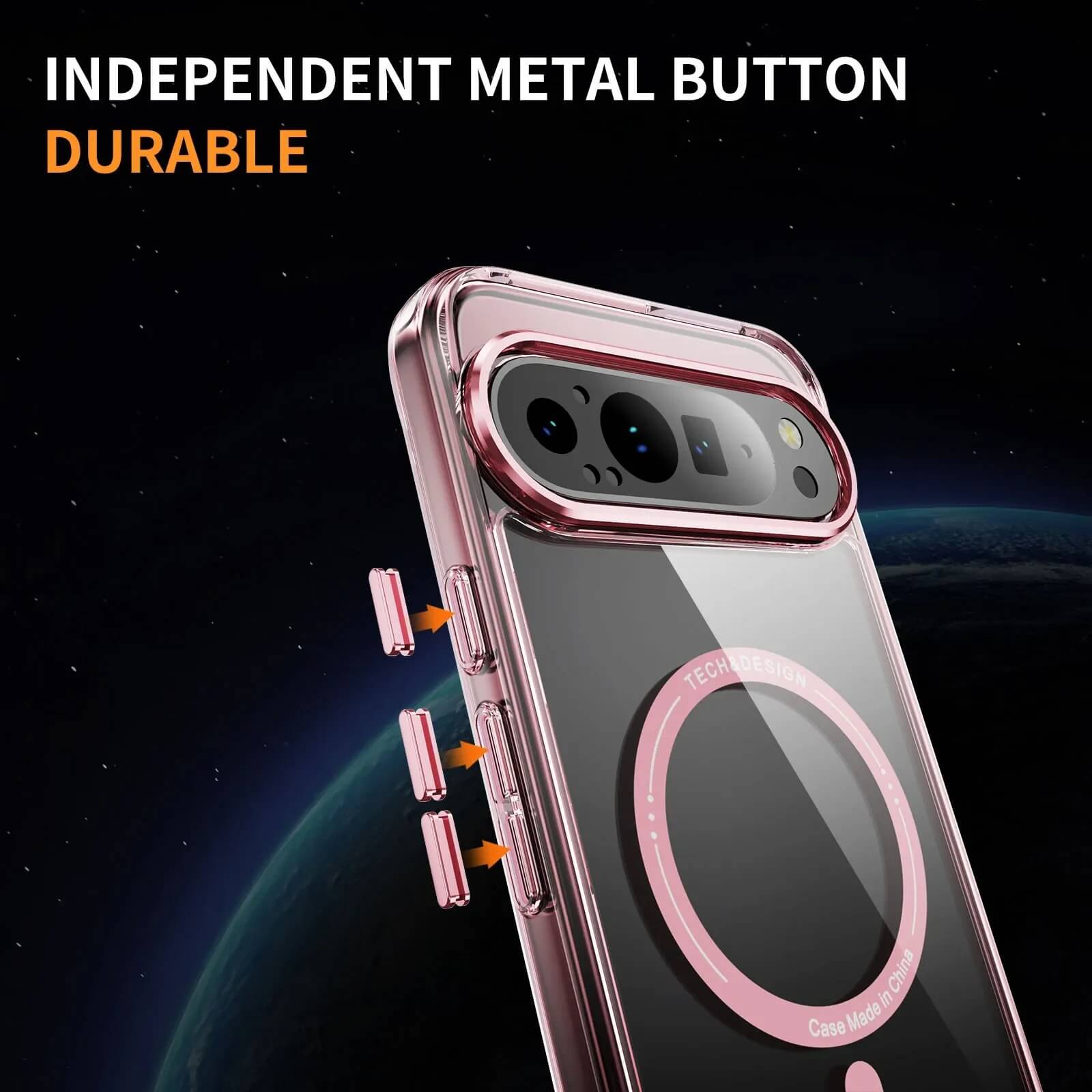 Google Pixel 9 Case Clear Protective with MagSafe – Pejayz