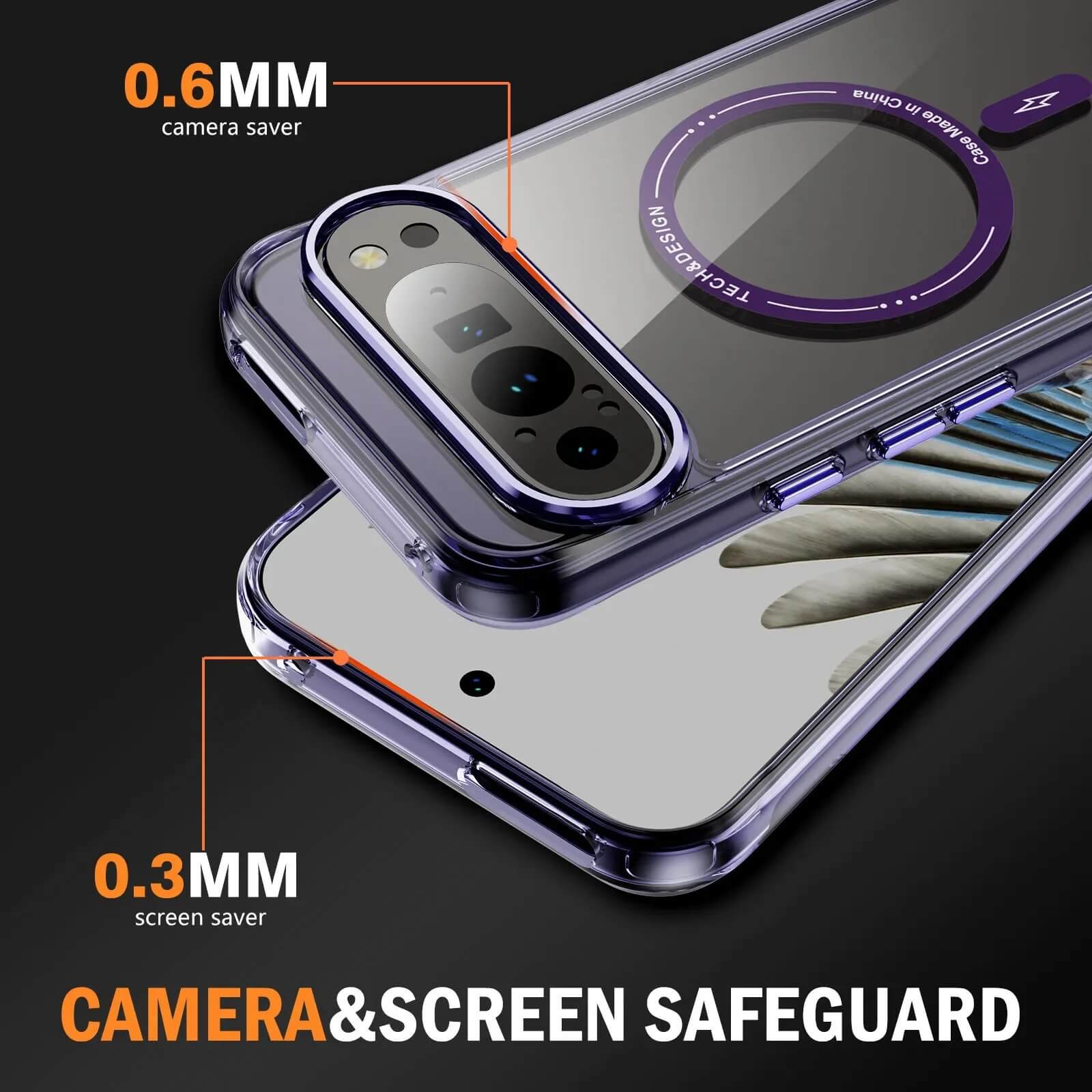 Google Pixel 9 Case Clear Protective with MagSafe – Pejayz