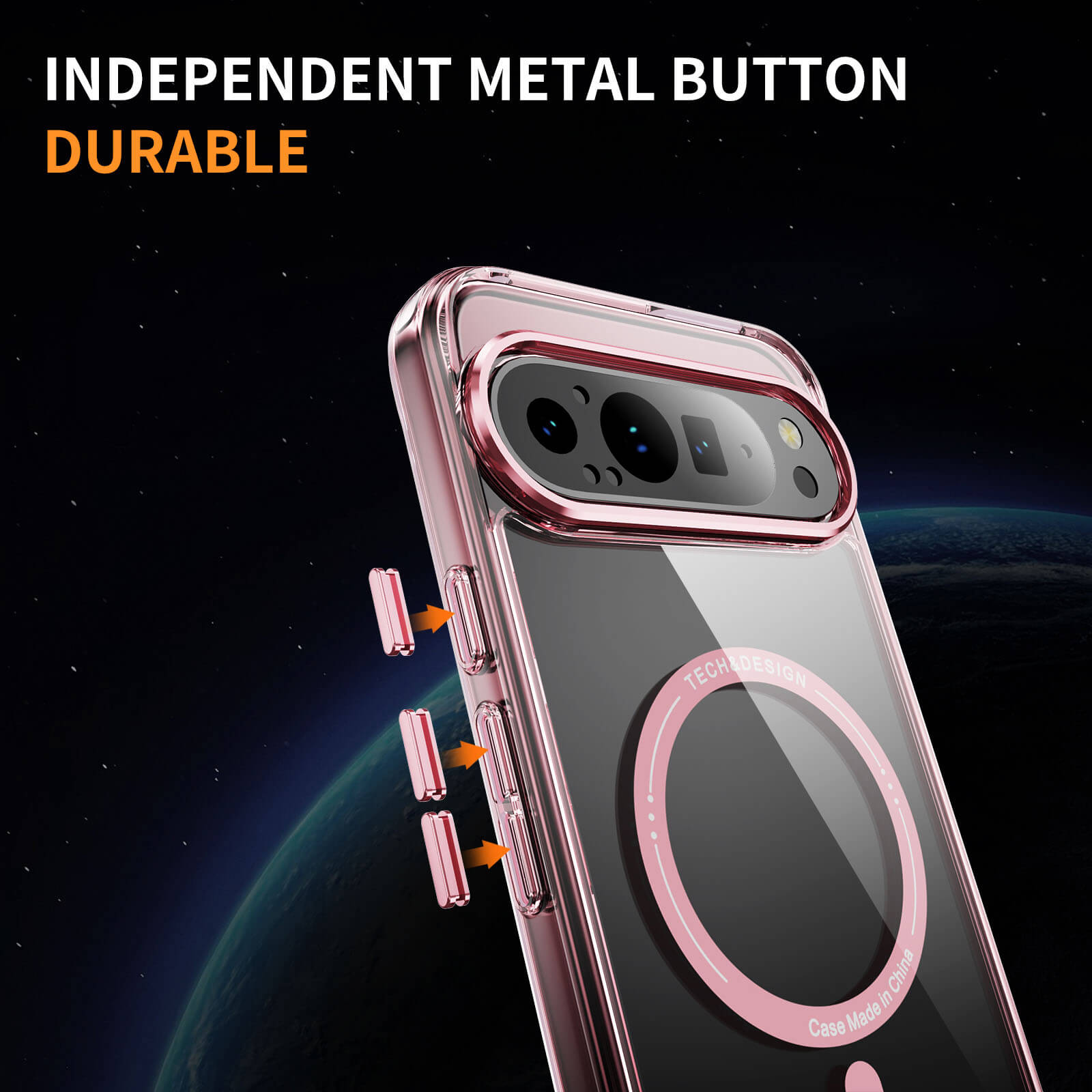 Google Pixel 9 Case Clear Protective with MagSafe – Pejayz