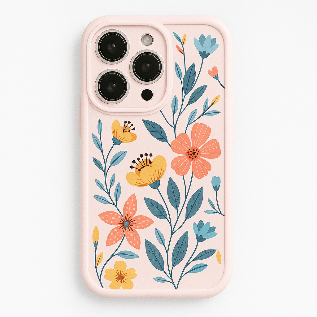iPhone 15 Pro Case – Floral Shockproof Cover with Pattern | Pejayz