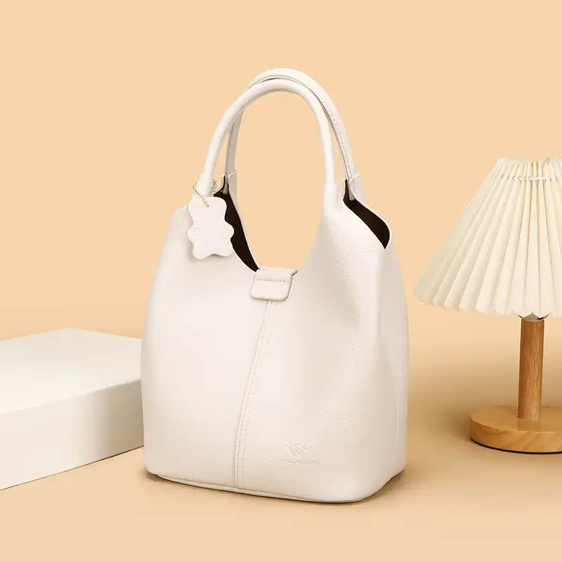 Premium Minimalist Shoulder And Crossbody Bucket Bag