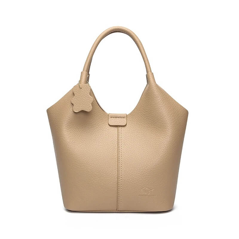 Premium Minimalist Leather Bucket Bag – Crossbody & Shoulder