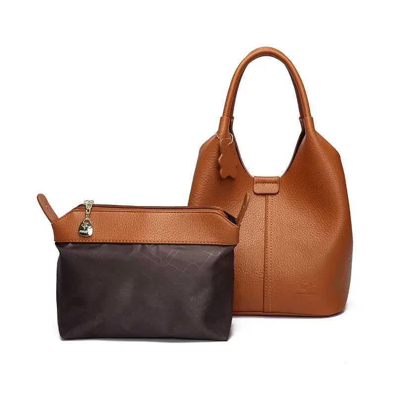 Premium Minimalist Shoulder And Crossbody Bucket Bag
