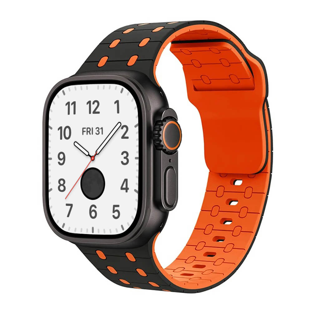Dots Pattern Sports Silicone Strap for Apple Watch Ultra 2