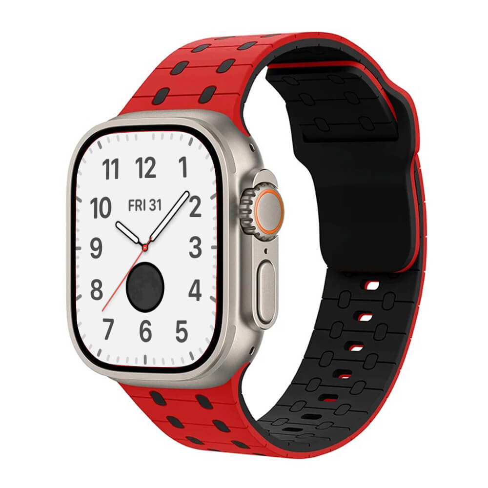 Dots Pattern Sports Silicone Strap for Apple Watch Ultra 2