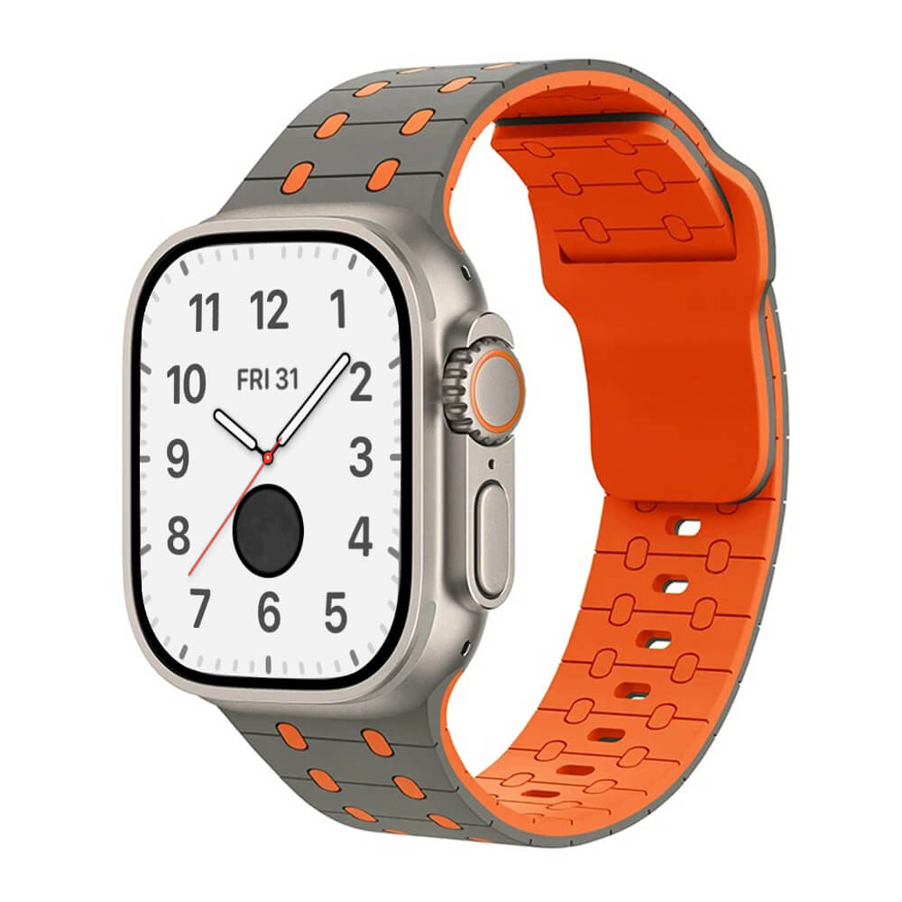 Dots Pattern Sports Silicone Strap for Apple Watch Ultra 2