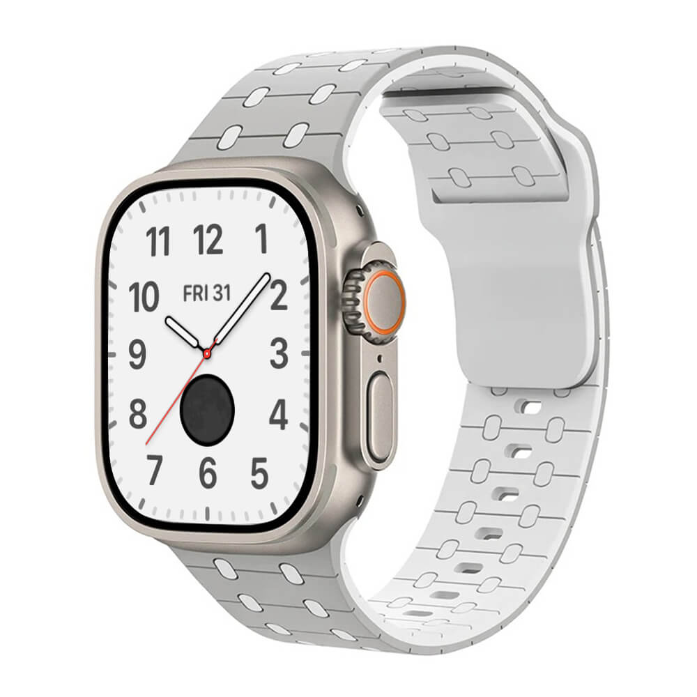 Dots Pattern Sports Silicone Strap for Apple Watch Ultra 2