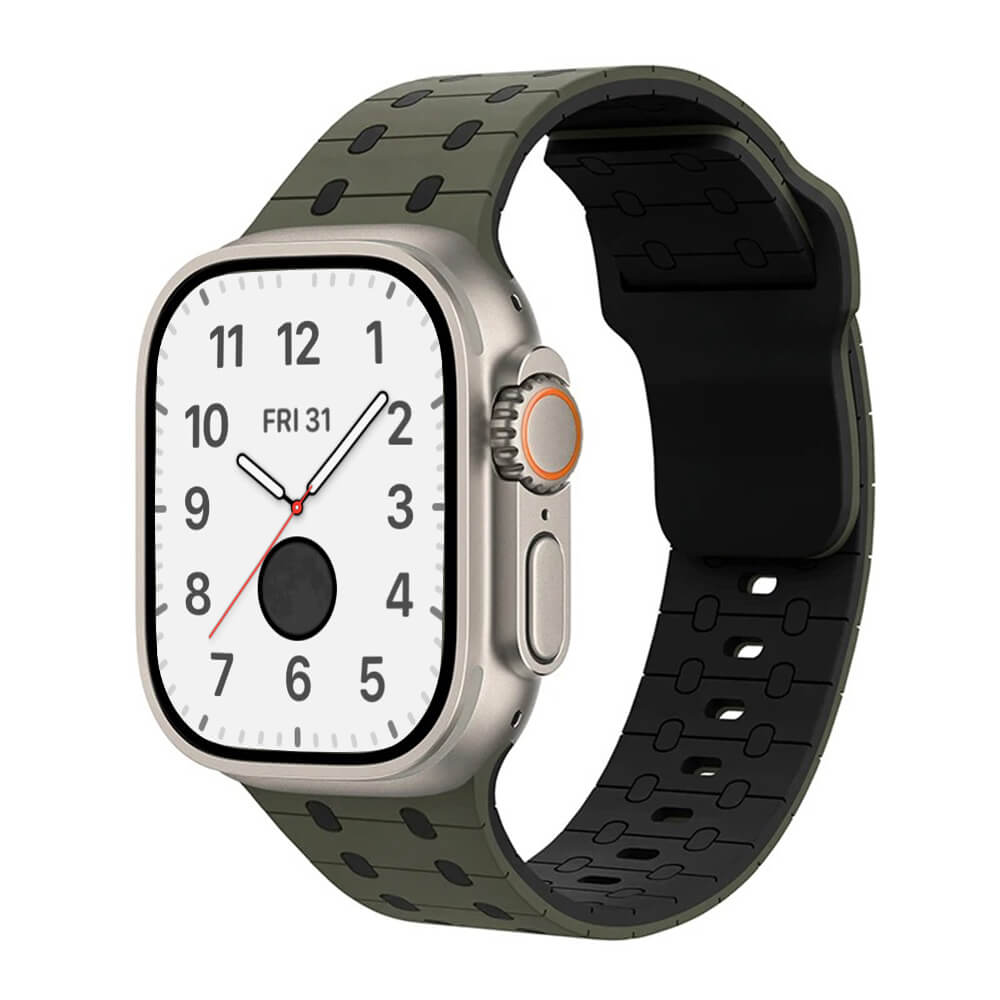 Dots Pattern Sports Silicone Strap for Apple Watch Ultra 2