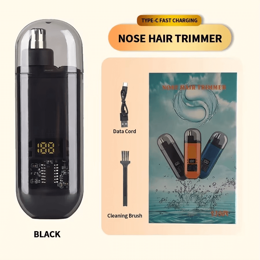 Electric Portable Ear & Nose Hair Trimmer Stainless Steel | Pejayz