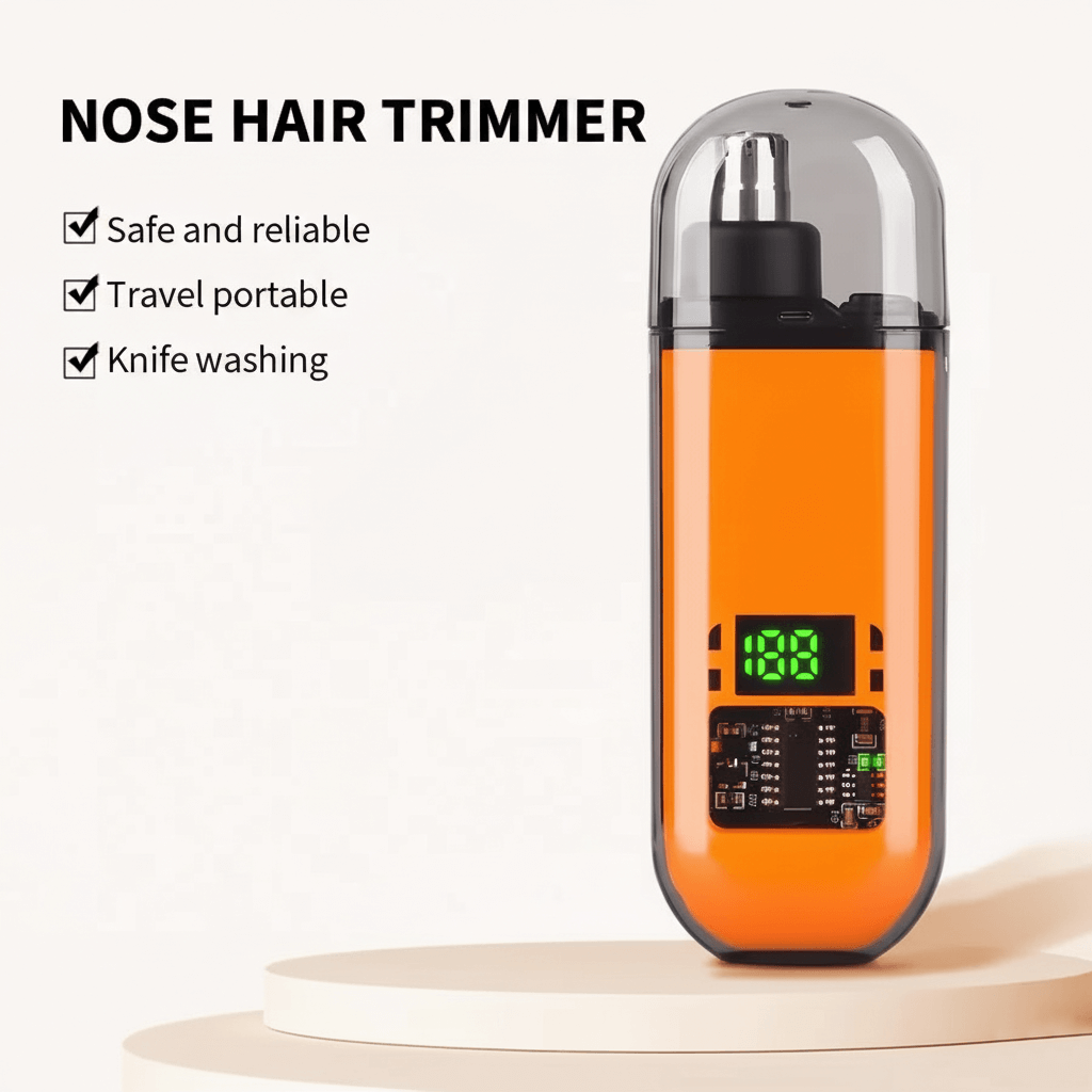 Electric Portable Ear & Nose Hair Trimmer Stainless Steel | Pejayz