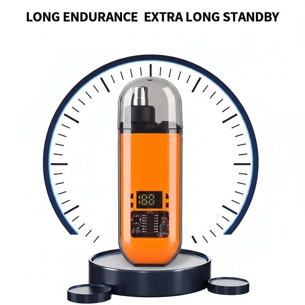 Electric Portable Ear & Nose Hair Trimmer Stainless Steel | Pejayz