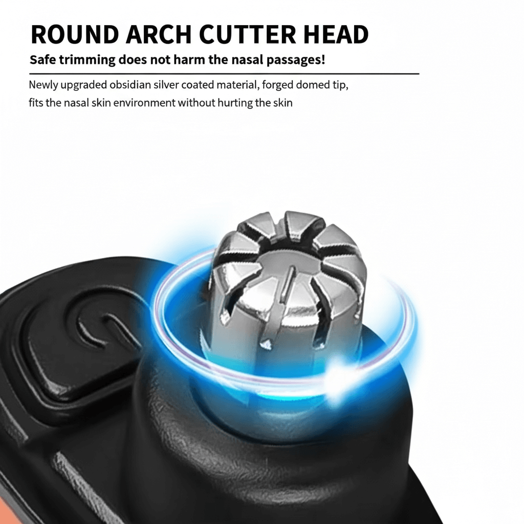 Electric Portable Ear & Nose Hair Trimmer Stainless Steel | Pejayz