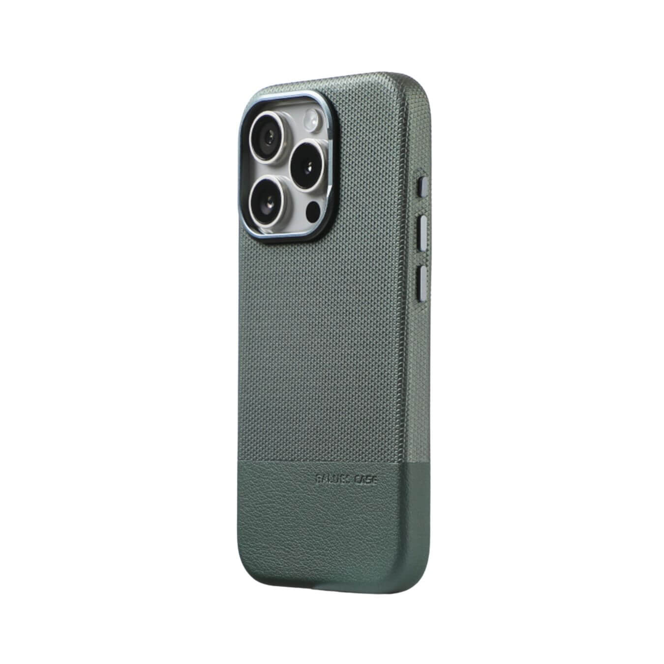 iPhone 16 Series Luxury Duo Tone Leather Case 