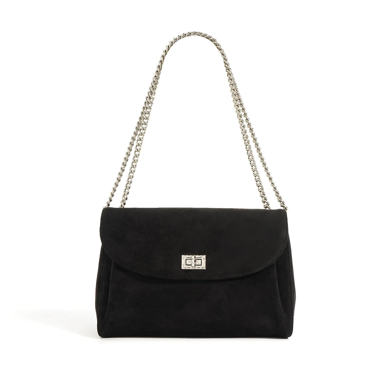 Frosted Suede Crossbody Commute Handbag