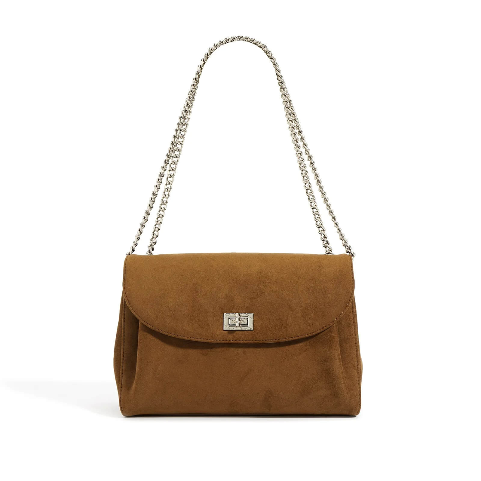 Frosted Suede Crossbody Commute Handbag