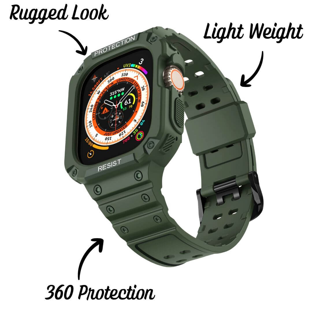 G-Shock Style Case and Strap for Apple Watch Ultra 2