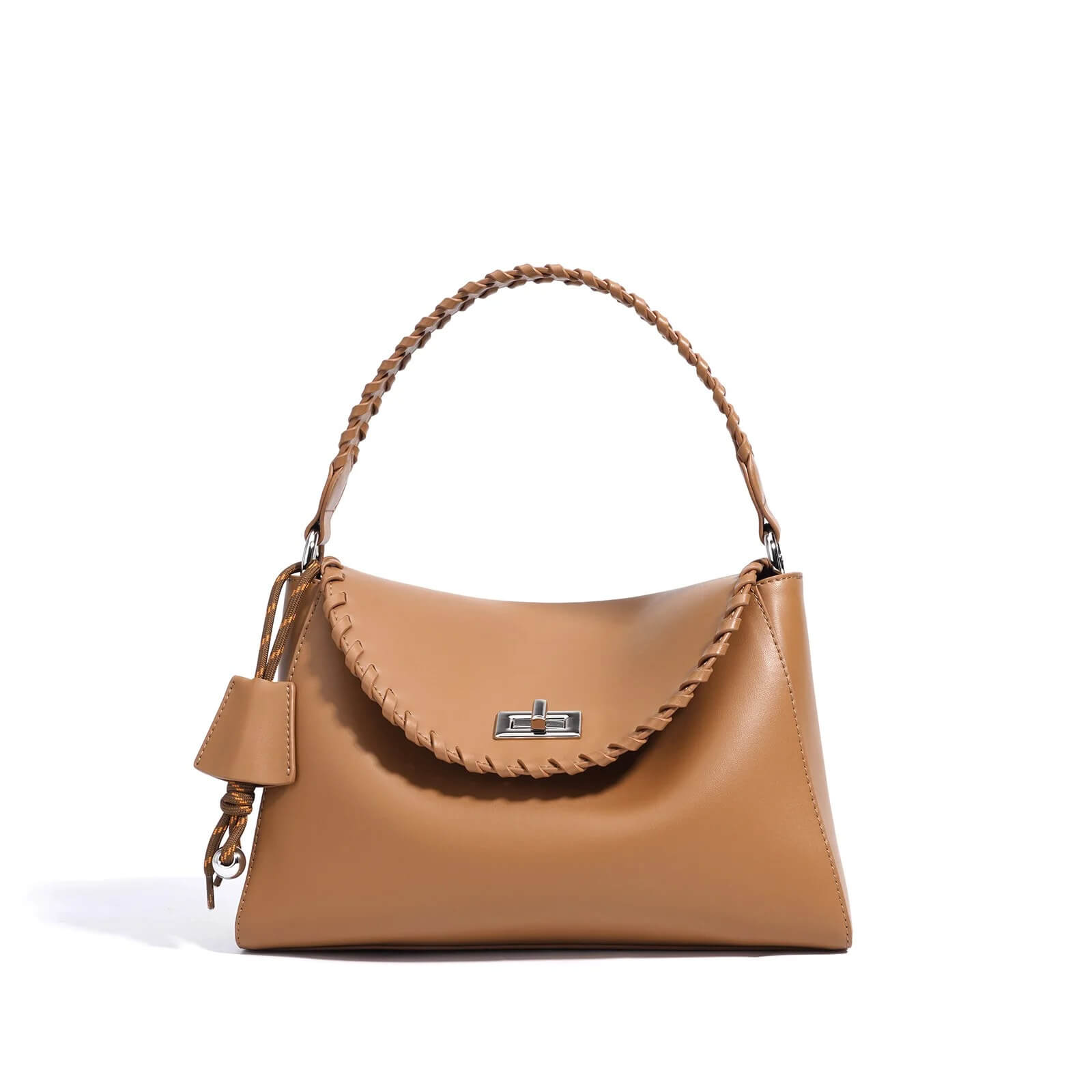 Genuine Leather Designer Style Shoulder Handbag