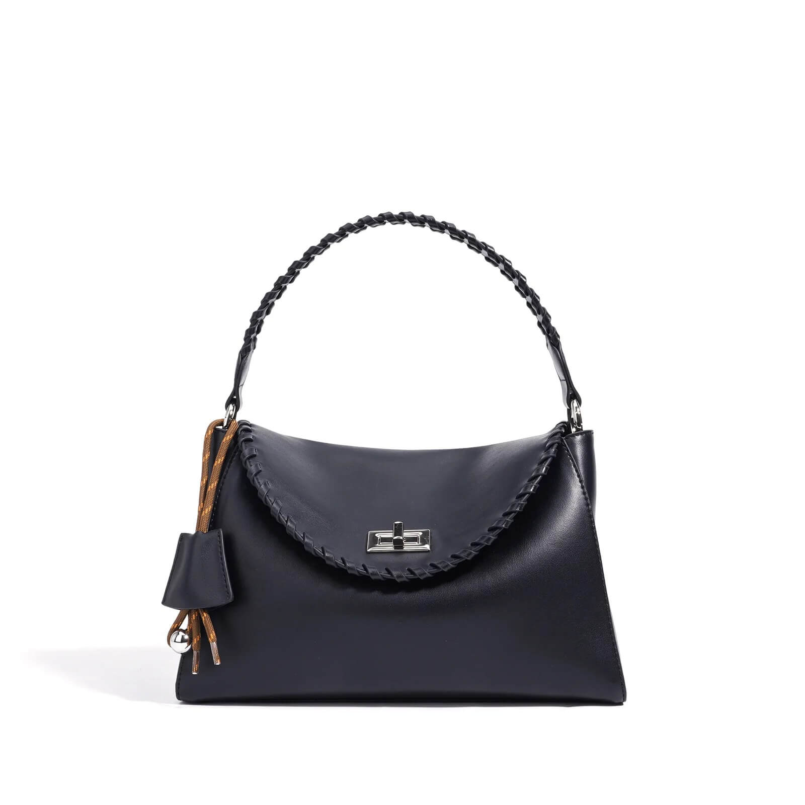 Genuine Leather Designer Style Shoulder Handbag