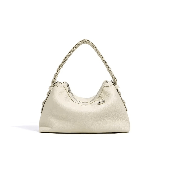 Genuine Leather Retro Style Hobo Bag
