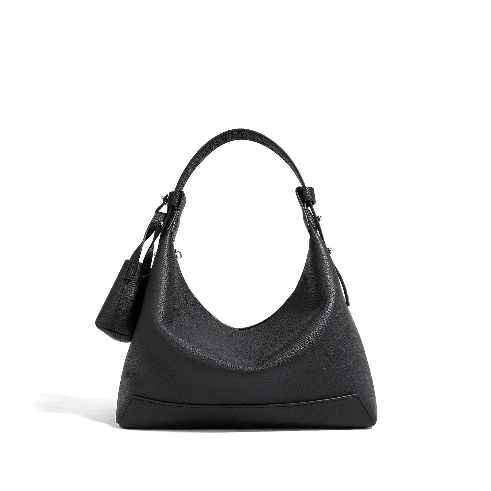 Genuine Leather Kite Crossbody Shoulder Bag With Small Wallet