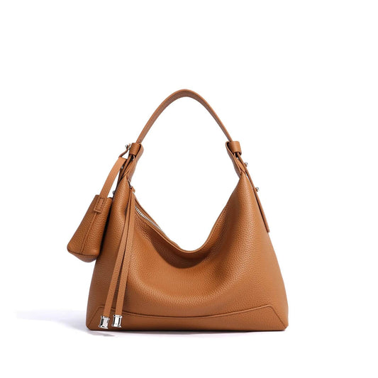 Genuine Leather Kite Crossbody Shoulder Bag With Small Wallet - Pejayz