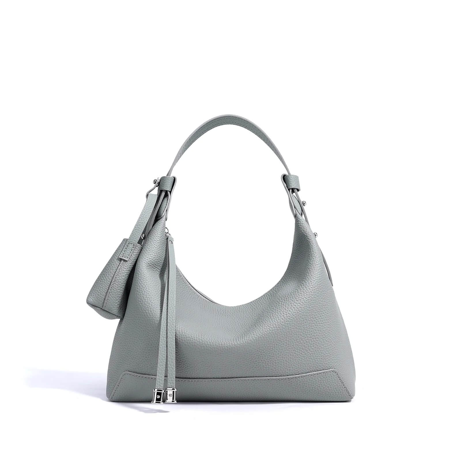 Genuine Leather Kite Crossbody Shoulder Bag With Small Wallet