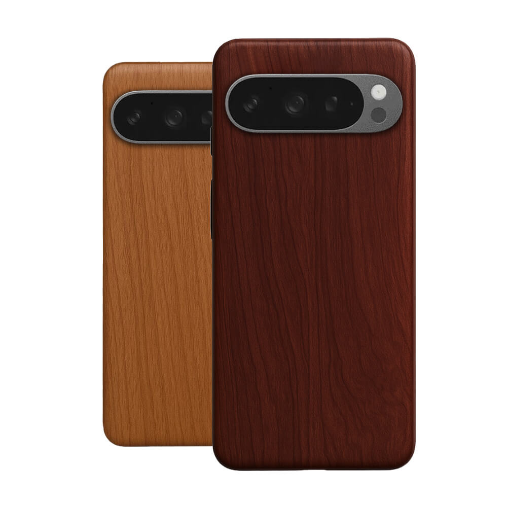 Google Pixel 9 Pro Case Bamboo Wood Leather Cover – Pejayz