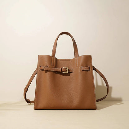 Genuine Leather Tote Bag UK – Large Capacity & Designer Chic