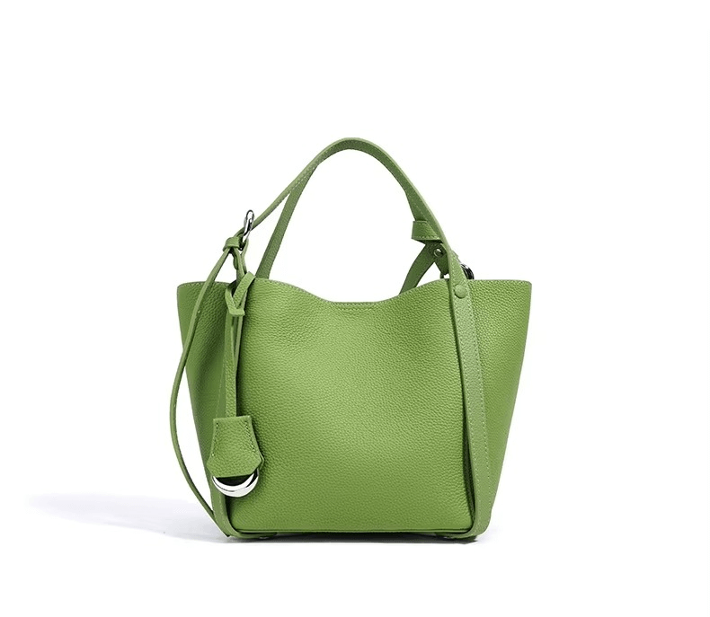Leather Tote Designer Commute Handbag