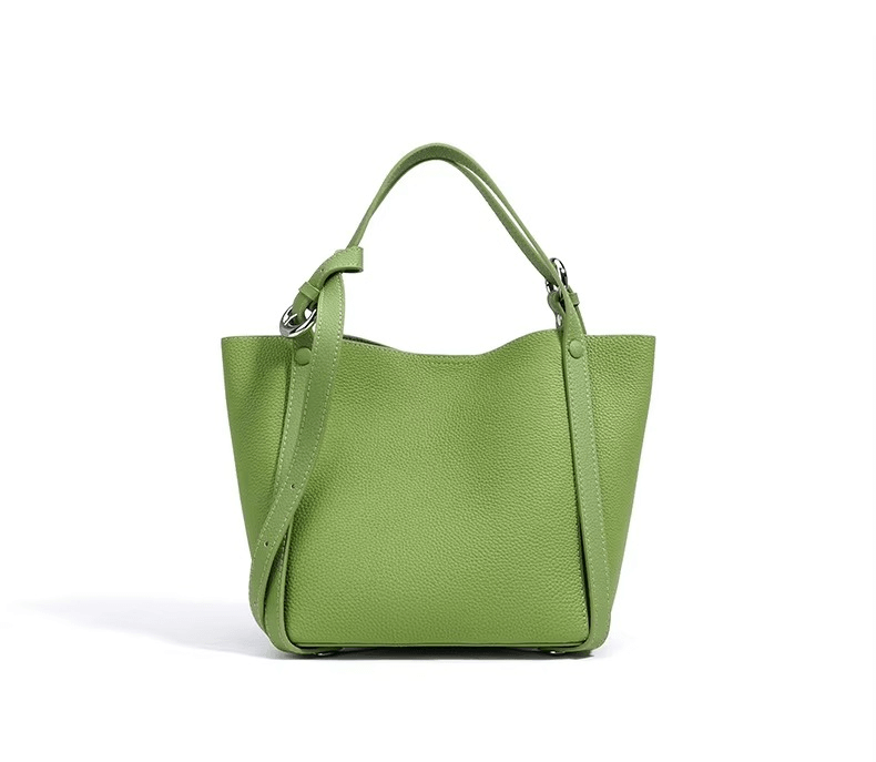 Leather Tote Designer Commute Handbag