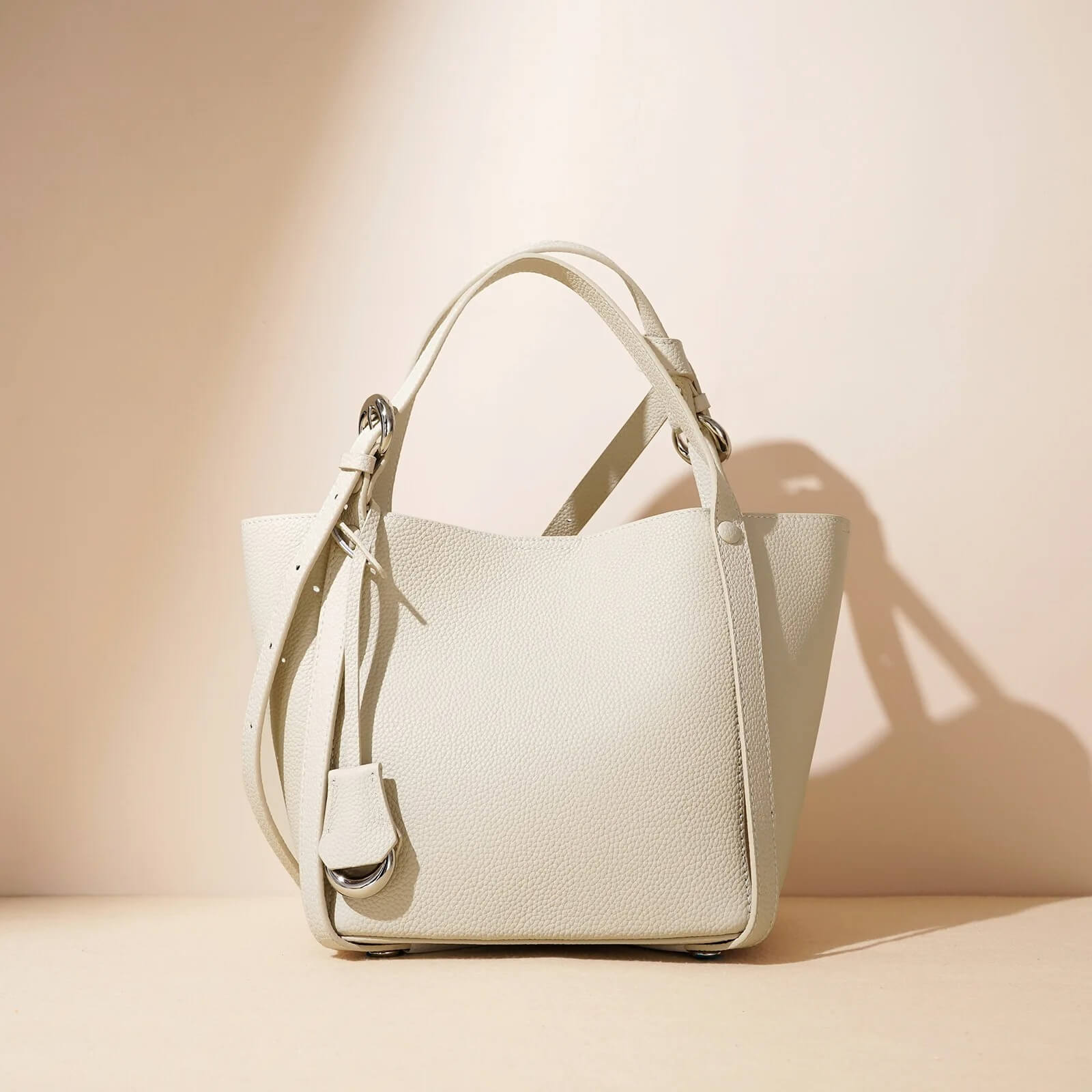 Leather Tote Designer Commute Handbag