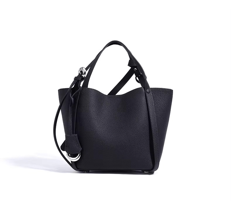 Leather Tote Designer Commute Handbag