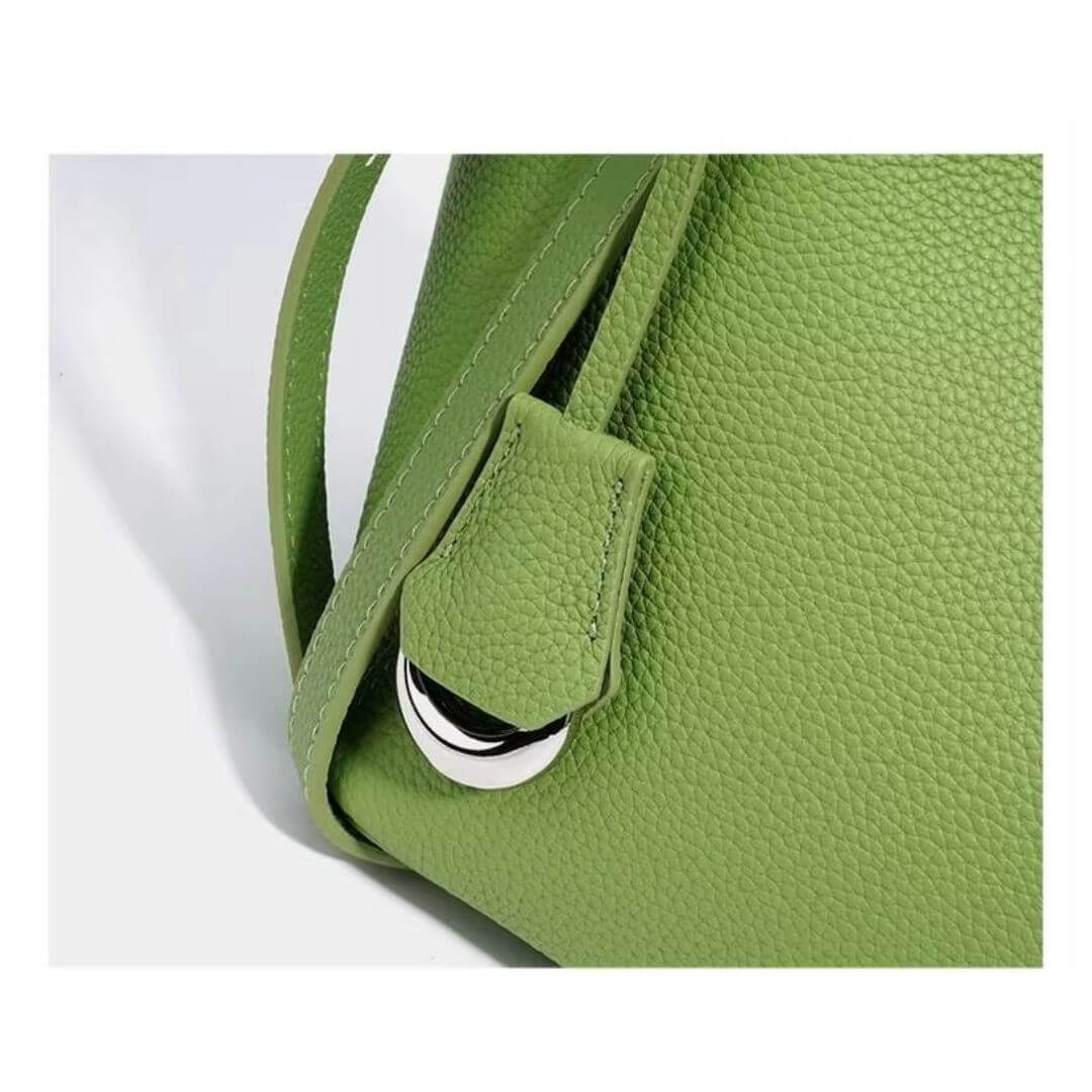 Leather Tote Designer Commute Handbag